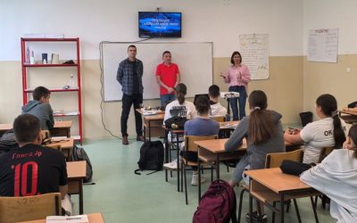 Промоција саобраћајне школе „Пинки“ у основној школи „Данило Зеленовић“ у Сиригу